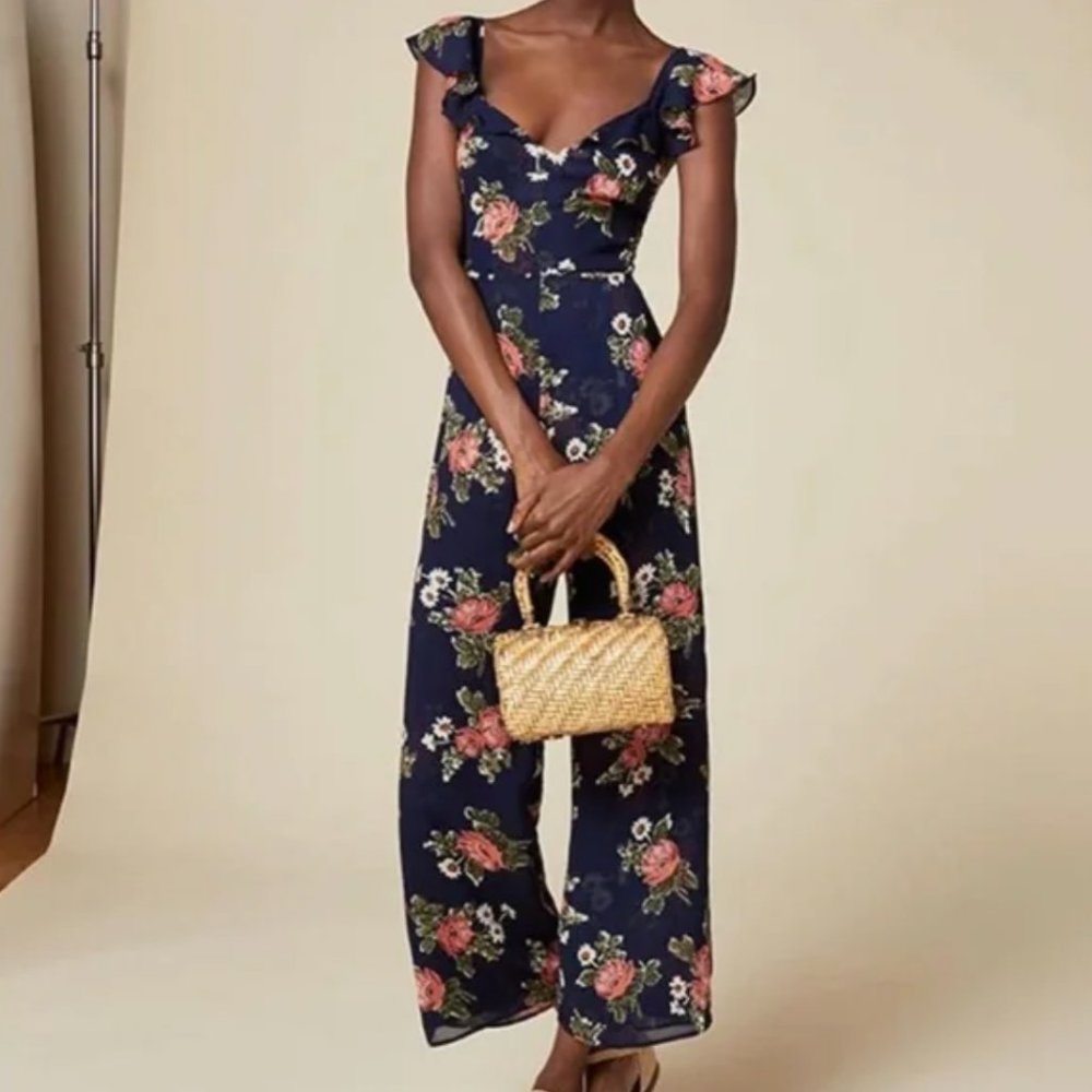 Reformation Wide Leg Jumpsuit (sz 4)